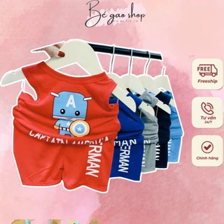 Bộ cốc tay bé trai chất cotton mềm mịn size 8-18kg B0039