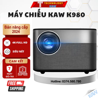 Máy chiếu mini KP980 Hệ ĐIều Hành Android 10.0, Full HD 1080, Siêu Nét, Kết Nối Laptop Điện Thoại, Wifi dễ, Chính Hãng