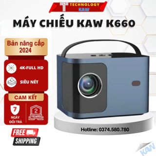 Máy Chiếu Mini K660 Plus hệ điều hành android, hỗ trợ video 4K, Tự Động Lấy Nét Chính Hãng BH 24 Tháng