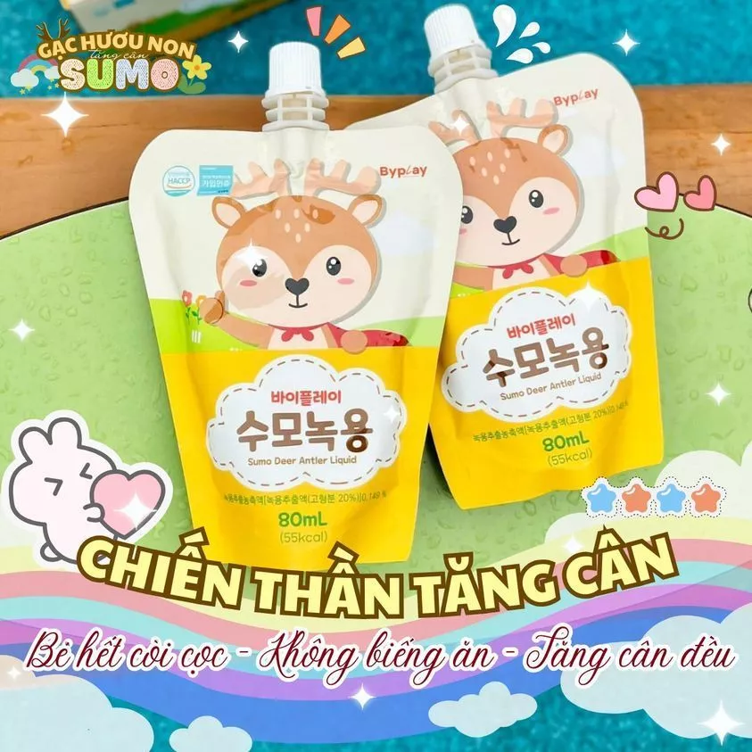 Gạc hươu non tăng cân Hàn Quốc Hương Chất Care tăng cường hệ miễn dịch và hệ tiêu hóa cho trẻ