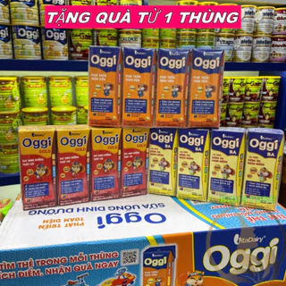 (Tặng Quà, Có thẻ QR tích xu) SBPS Oggi Đủ Loại _Phát Triển Toàn Diện/ BA/Gold-Thùng 48 Hộp 180ml (BIBISTORE)