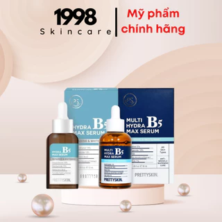 Serum B5 Pretty Skin Hydra Max Serum dưỡng ẩm dưỡng trắng da phục hồi da mịn màng 50ml Hàn Quốc chính hãng