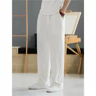 Quần Ống Suông Nam Nữ PN.STORE (CHẤT VẢI linen)  Thoáng mát Menswear Pants