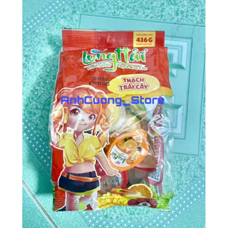 Thạch rau câu Long Hải 1 gói 416g hương vị trái cây.