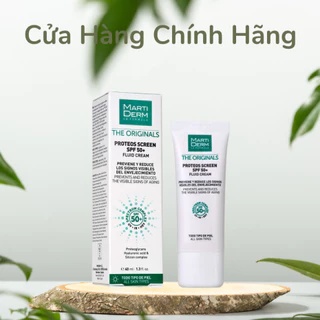 Kem chống nắng phổ rộng MartiDerm the Originals Proteos Screen SPF50+ 40ml cho da dầu mụn,nám và tăng sắc tố da