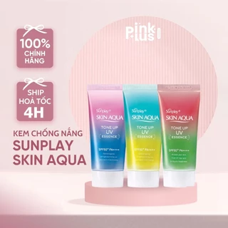 Kem chống nắng skin aqua tone up [BẢN NHẬT 80g]  (pinkplus)