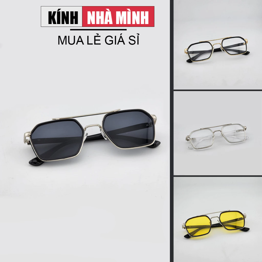 Kính Unisex Giá Rẻ Gọng Vuông Thời Trang - K0039