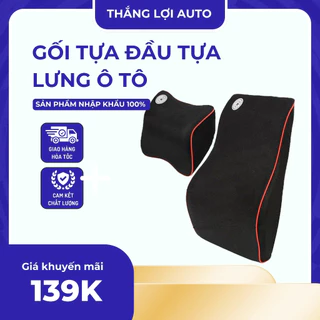 CHÍNH HÃNG Sport | COMBO Bộ Gối Tựa Đầu và Tựa Lưng Cao Su Non Nguyên Khối Cao Cấp Siêu Đàn Hồi Chống Đau Mỏi