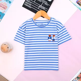 Áo thun cổ tròn Kiteny, unisex, size từ 11 đến 45kg, chất liệu vải cotton khô thoáng và thấm hút