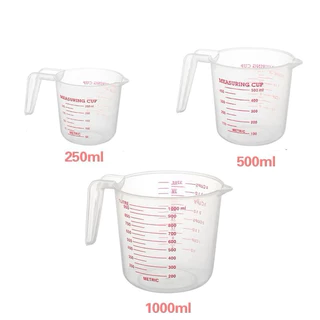 Ca đong định lượng, ca chia vạch việt nhật, ca pha chế 250ml, 500ml, 1000ml