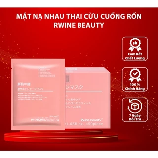 Mặt nạ nhau thai cừu collagen tế bào gốc Nhật Bản Rwine Beauty 1 Miếng, 30ml colagen mặt nạ giấy dưỡng da, dưỡng ẩm MN01