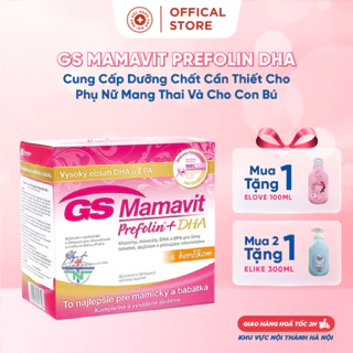 GS Mamavit Prefolin Prefolin + DHA + EPA - Cung Cấp Dưỡng Chất Cho Phụ Nữ Mang Thai Và Cho Con Bú