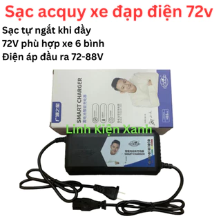 Sạc 72v-20ah tự ngắt chống phồng bình dành cho xe điện (6 bình acquy)