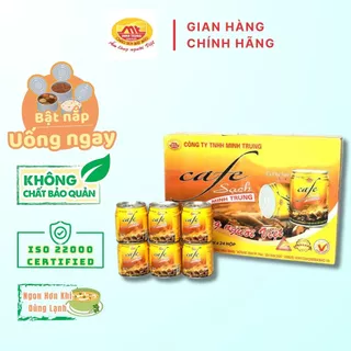 Cà phê sữa Minh Trung 1 thùng 24 lon vị ngon bừng tỉnh - CAPHESUA 24