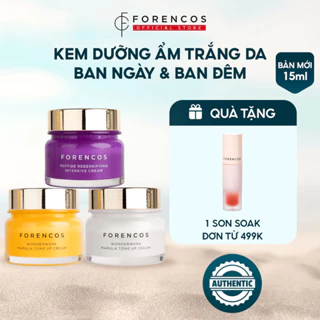 Kem dưỡng trắng da, hỗ trợ làn da lão hoá Forencos mini ban ngày và đêm 10ml/ 15ml