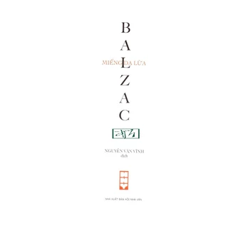 Sách Balzac - Miếng da lừa