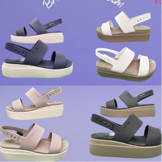 Dép sandal nữ cross quai hậu xăng đan đế cao 6cm chống trơn trượt độn đế cute KORO SANDAN