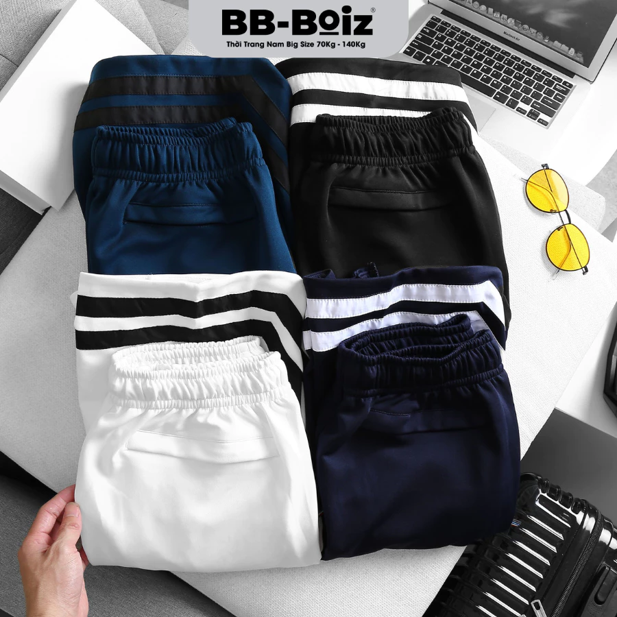 [BigSize] QUẦN SHORT THUN Nam BB-Boiz Form BigSize 80kg - 130kg | Viền Chân