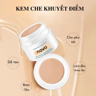 Kem Nền Che Khuyết Điểm NOVO Lâu Trôi Chống Thấm Nước Che Phủ Mụn Và Quầng Thâm Hiệu Quả