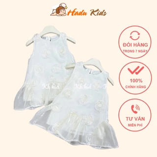 Váy bé gái hoa nổi điệu xinh size đại 10-30kg Váy xinh cho bé, đầm bé gái chất cotton Hadukids