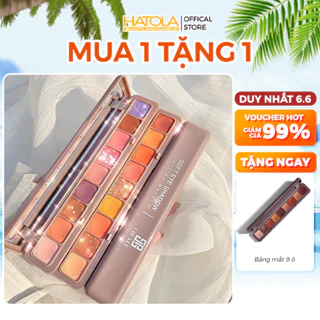 Bảng Phấn Mắt Nhũ 9 Ô Lamei Eye Shadow Bảng Màu Hottrend Siêu Lì Hatola