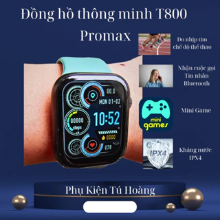 Đồng Hồ Thông Minh Seri 8 Promax Kết Nối Bluetooth ,Hỗ Trợ Nghe Gọi, Nhận Thông Báo, Sức Khỏe