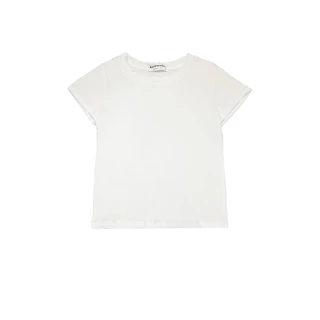 Kuchimachic - Áo Babytee trắng trơn chất liệu Cotton mã KUAP24026