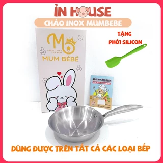 Chảo Innox Mumbebe 16cm innox 304 dập nguyên khối