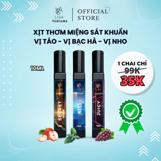 [BÁN LẺ] XỊT THƠM MIỆNG LISA (1 CHAI 35K - 2 CHAI 48K) CÓ GIẤY CÔNG BỐ BỘ Y TẾ AN TOÀN, nhỏ gọn, tiện dụng