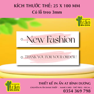 500 Thẻ treo quần áo thời trang fashion