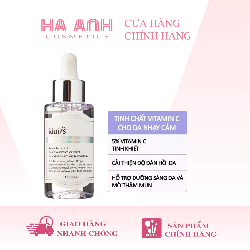 Tinh Chất Serum Klairs Freshly Jucied Vitamin Drop 35ml