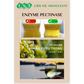 Enzyme Pectinase 100g - Hỗ trợ tiết dịch trái cây.