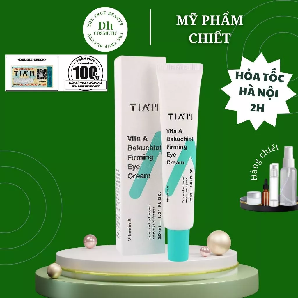 Kem Dưỡng Mắt Tiam Vita A Bakuchiol Firming Tia'm Eye Cream 30ml