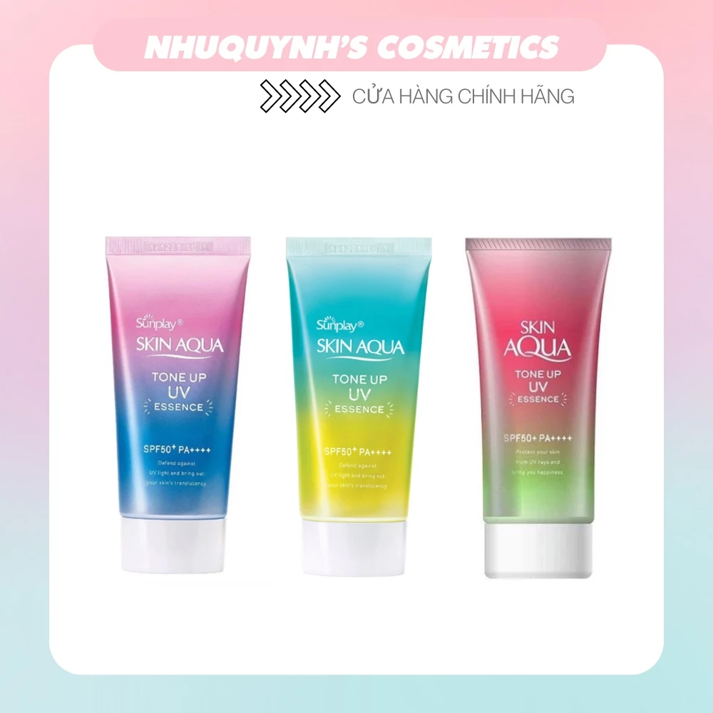 Kem chống nắng Sunplay Skin Aqua Tone Up UV Essence SPF50+ PA++++ 80g