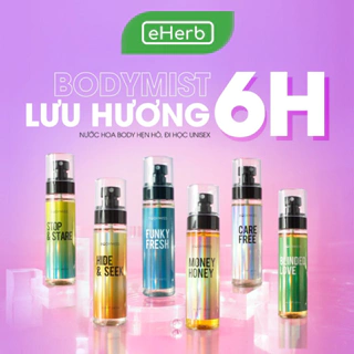 [MUA 1 TẶNG 1 - DEAL ĐỘC QUYỀN EHERB] Nước Hoa Bodymist Nam Nữ Unisex Toàn Thân Đi Học 105ml (Chai)