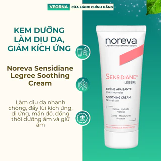 Kem Dưỡng Làm Dịu Da, Giảm Kích Ứng Noreva Sensidiane Legere Soothing Cream