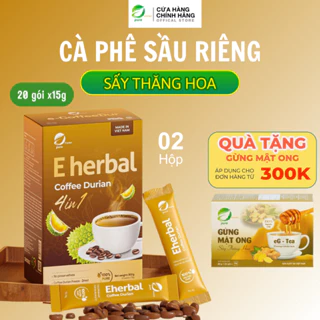 combo 2 hộp cà phê sầu riêng coffee durian