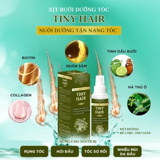 Xịt mọc tóc tinh dầu vỏ bưởi TINY 100 ml - Ngăn ngừa rụng tóc, kích mọc tóc, cung cấp dưỡng chất