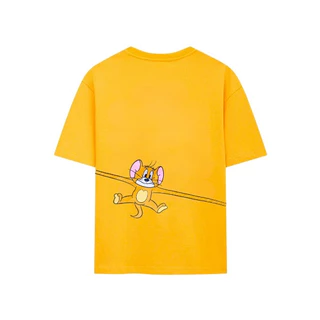 Áo Thun BOO Unisex Cotton 100% In Hình Tom & Jerry Long Hand Tay Dài