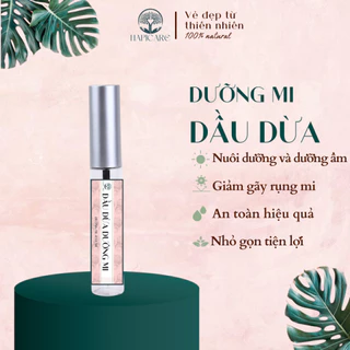 Dưỡng Mi Dầu Dừa Hapicare -  100% nguyên chất - Dưỡng mi, Dày mi - An Toàn