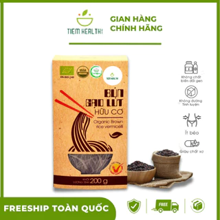 Bún Gạo Lứt Hữu Cơ – Tiệm Healthy – BGL005 – 500g