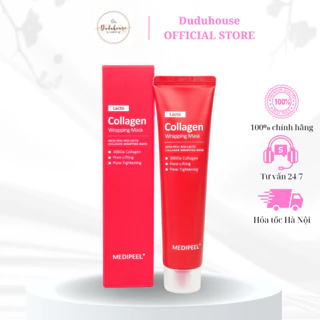 Mặt nạ lột Medipeel Red Lacto Collagen Wrapping Mask 70g Duduhouse