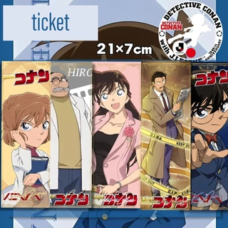 Vé laser DETECTIVE CONAN Thám tử lừng danh thẻ ticket in hình manga đánh dấu trang quà tặng sưu tầm