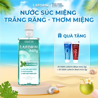 Nước súc miệng Laforin Daily trắng răng, hơi thở thơm tho 500ml