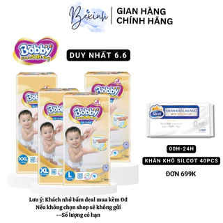 Tã quần cao cấp BOBBY EXTRA SOFT DRY siêu mềm L52/XL46/XXL42