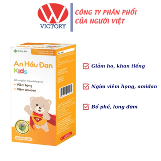 An Hầu Đan Kids - 1 Hộp - Giúp hỗ trợ cho trẻ bổ phế, giảm ho, long đờm - VIC Pharmacy