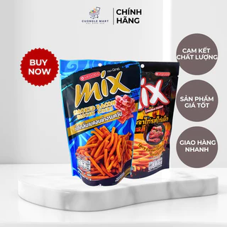 Snack Bim Bim Que Mix Thái Lan Vfoods Giòn Vị Thịt Xông Khói Và Gà Siêu Cay Hàn Quốc Gói 50G