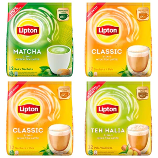 Trà Sữa LIPTON Vị Truyền Thống - Trà Sữa Hoà Tan 3in1 12 gói x 20g