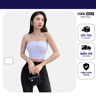 Áo Ống Cúp Ngực Kiểu Croptop cotton tăm borib ao Không Dây Quây Ngực  Giãn Ôm Body - COOL MAXX