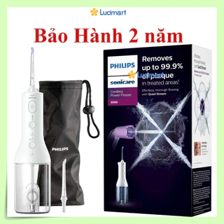 [Mã COSBAUH3 giảm 8% đơn 300K] Máy tăm nước Philips Sonicare Cordless Power Flosser 3000 Bảo Hành chính hãng 24 Tháng